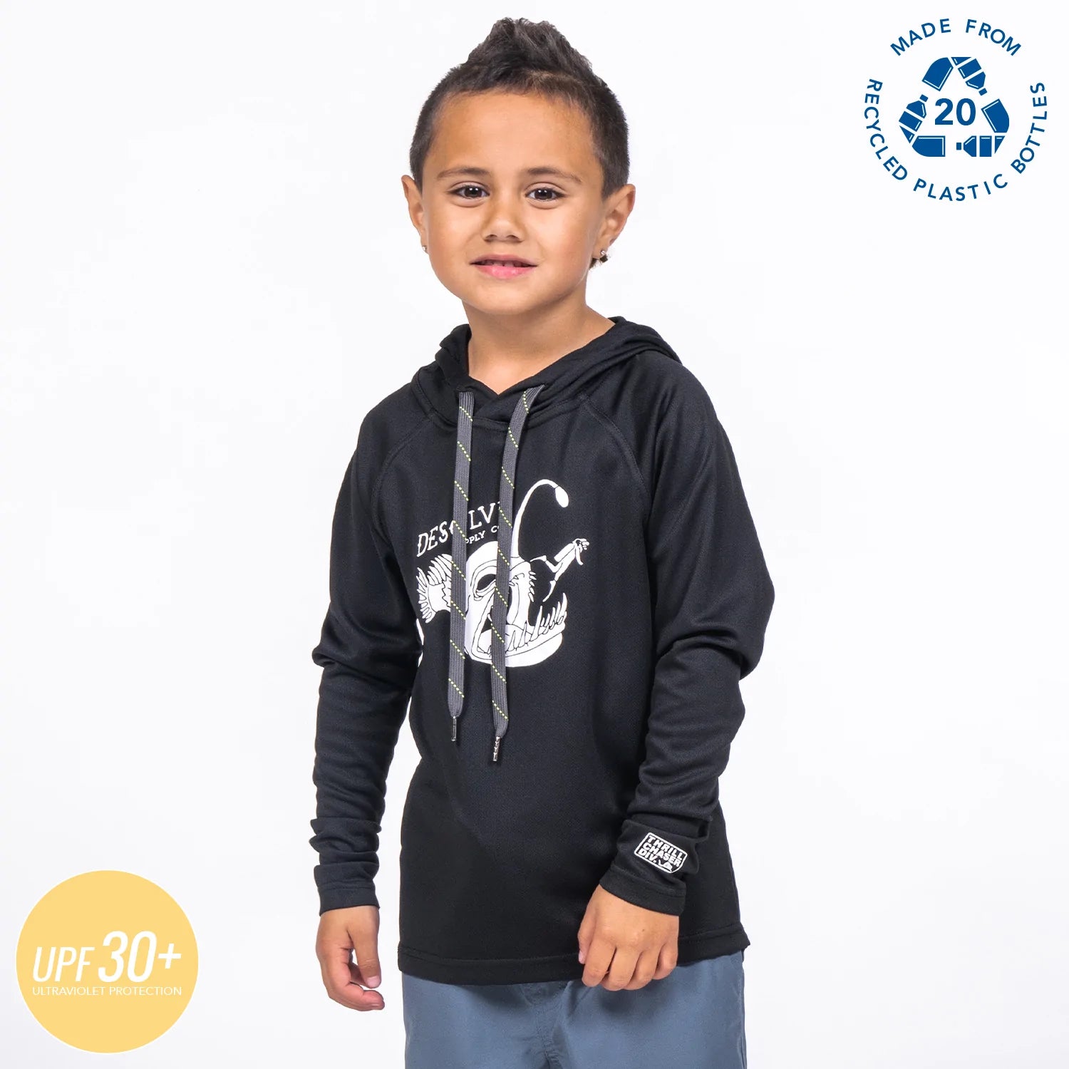 Hunters Element Kids Breaker Hoody - 4 / CHARCOAL - Mansfield Hunting & Fishing - Products to prepare for Corona Virus