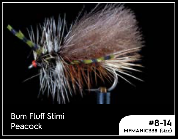 Manic Bumfluff Stimulator Peacock -  - Mansfield Hunting & Fishing - Products to prepare for Corona Virus