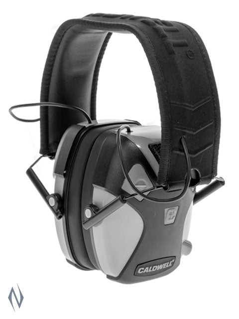 Caldwell Emax Pro Electronic Ear Muffs Grey -  - Mansfield Hunting & Fishing - Products to prepare for Corona Virus
