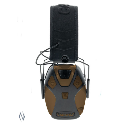 Caldwell Emax Pro Electronic Ear Muffs FDE -  - Mansfield Hunting & Fishing - Products to prepare for Corona Virus