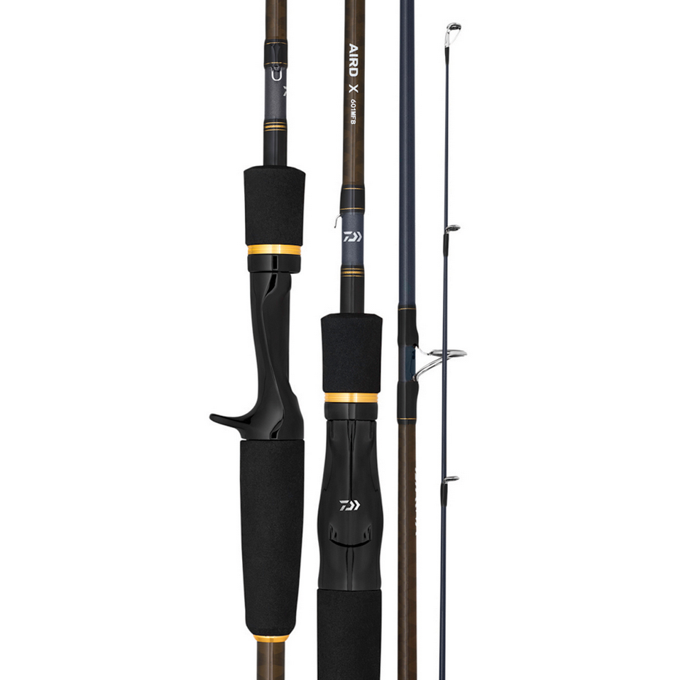 Daiwa AIRD-X Baitcaster Rod 4-7kg 601MFB -  - Mansfield Hunting & Fishing - Products to prepare for Corona Virus