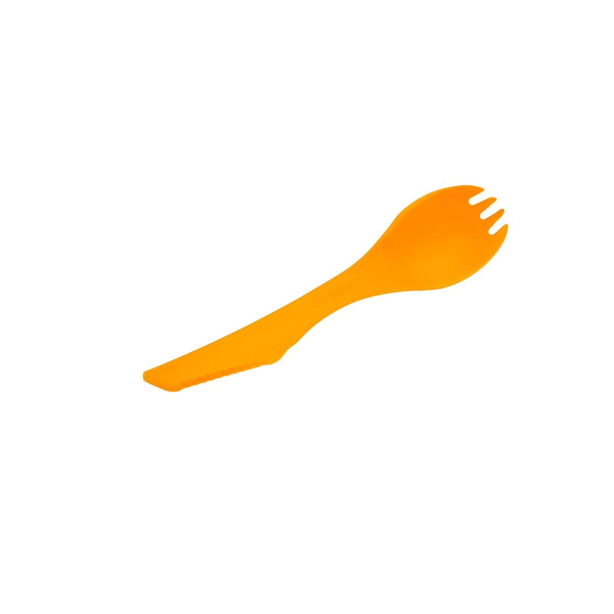 Sea To Summit Delta Spork With Serrated Knife - ORANGE - Mansfield Hunting & Fishing - Products to prepare for Corona Virus