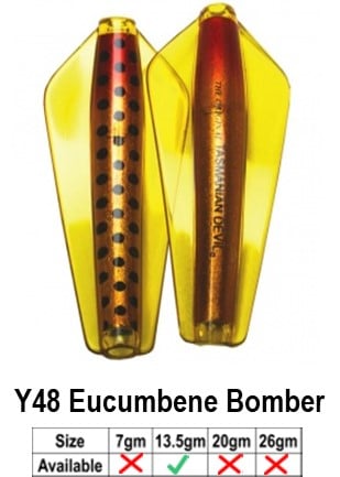 Tassie Devil -13.5gr - 13.5GR / Y48 EUCUMBENE BOMBER - Mansfield Hunting & Fishing - Products to prepare for Corona Virus