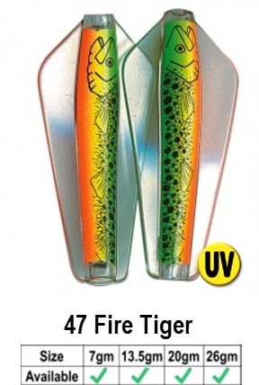 Tassie Devil -13.5gr - 13.5GR / 47 FIRE TIGER - Mansfield Hunting & Fishing - Products to prepare for Corona Virus