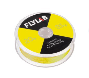 Flylab Dacron Flyline Backing 100m 20lb/9.1kg Yellow -  - Mansfield Hunting & Fishing - Products to prepare for Corona Virus
