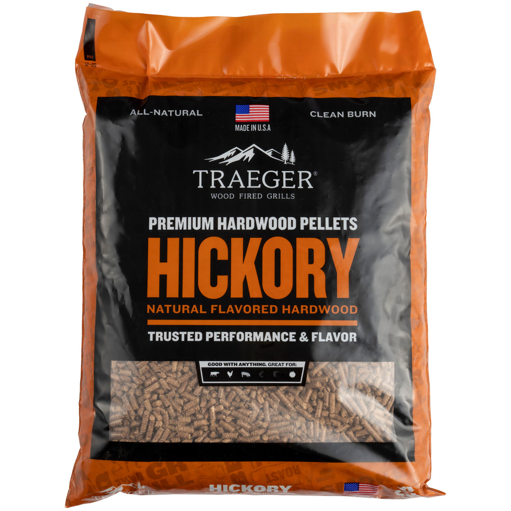 Traeger Hickory Pellets 9kg - 9KG / HICKORY - Mansfield Hunting & Fishing - Products to prepare for Corona Virus