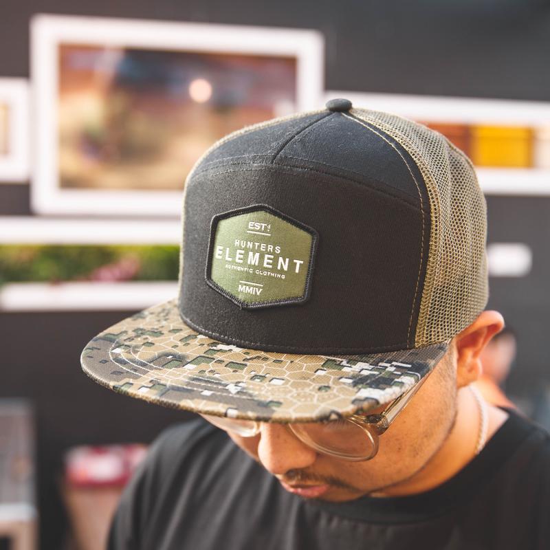 Hunters Element Authentic Cap - Black / Desolve Veil -  - Mansfield Hunting & Fishing - Products to prepare for Corona Virus