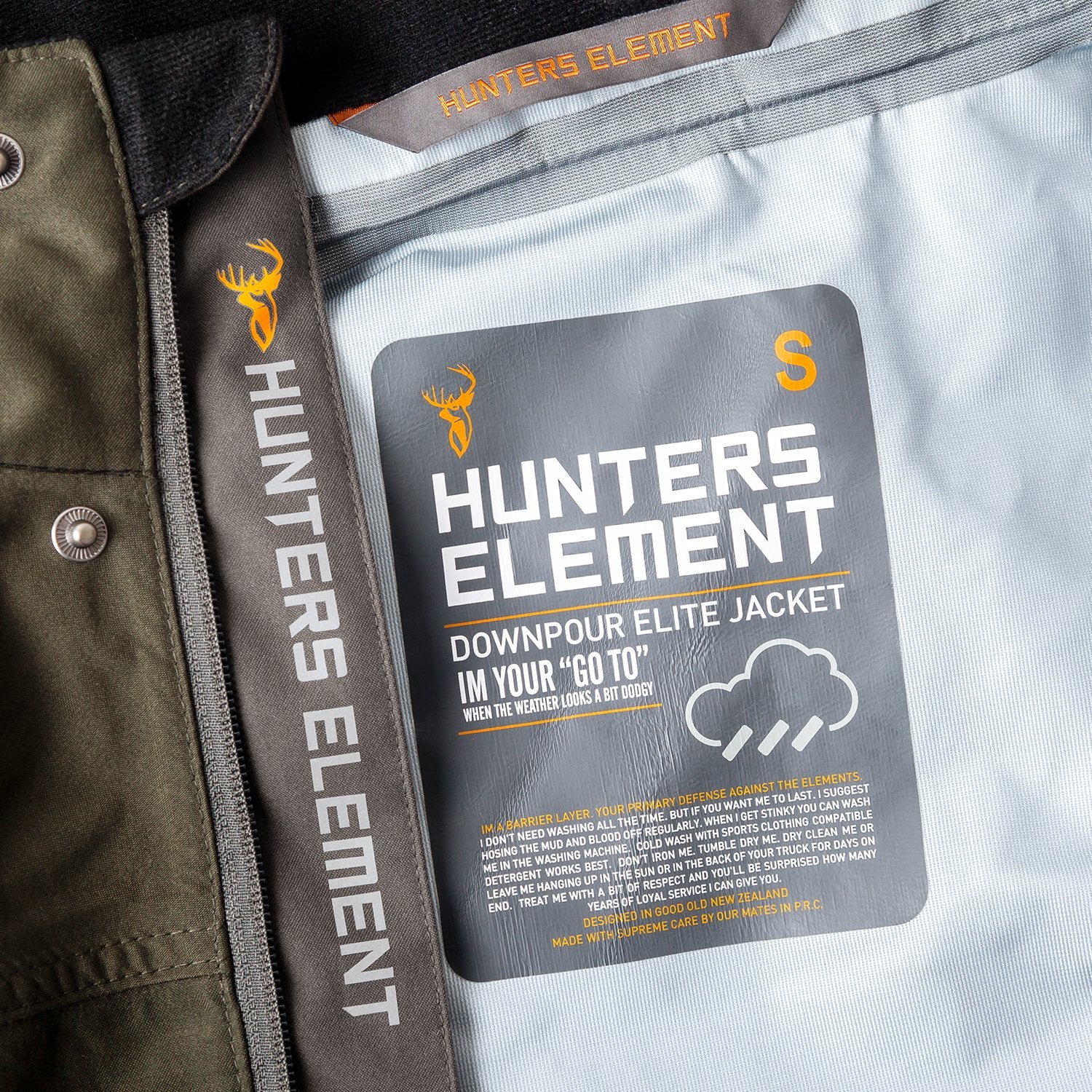 Hunters Element Downpour Elite Jacket Forest Green