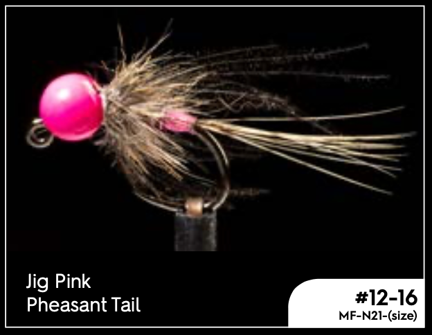 Manic Jig Pink Pheasant Tail -  - Mansfield Hunting & Fishing - Products to prepare for Corona Virus
