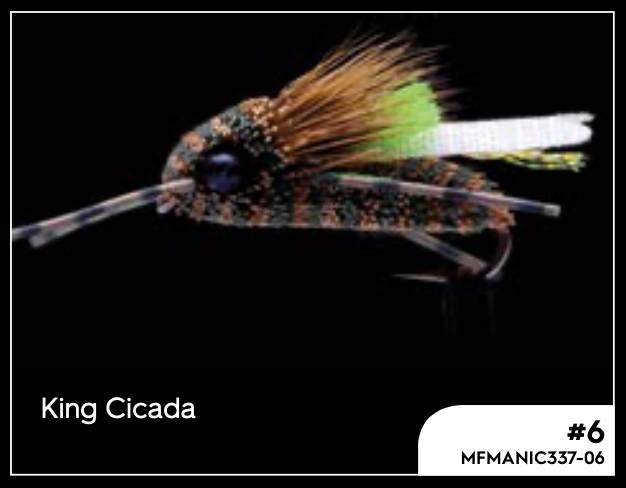 Manic King Cicada #6 -  - Mansfield Hunting & Fishing - Products to prepare for Corona Virus