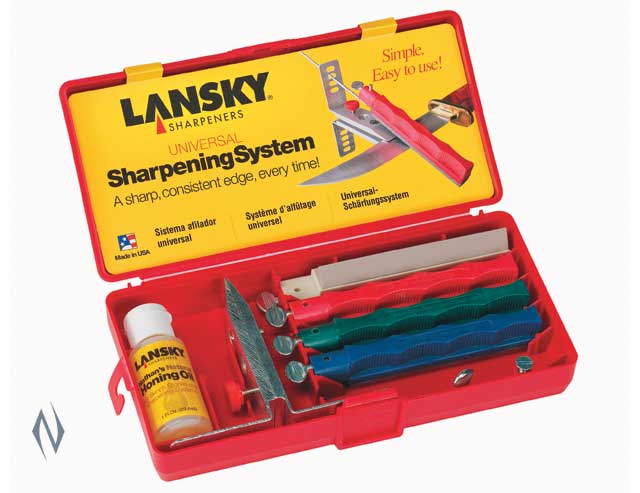 Lansky Sharpening System Universal 4 Stone -  - Mansfield Hunting & Fishing - Products to prepare for Corona Virus