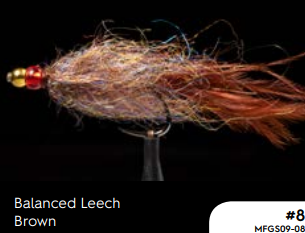 Manic Balanced Leech - Brown #8 -  - Mansfield Hunting & Fishing - Products to prepare for Corona Virus