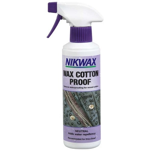Nikwax Wax Cotton Proof 300ml Spray -  - Mansfield Hunting & Fishing - Products to prepare for Corona Virus