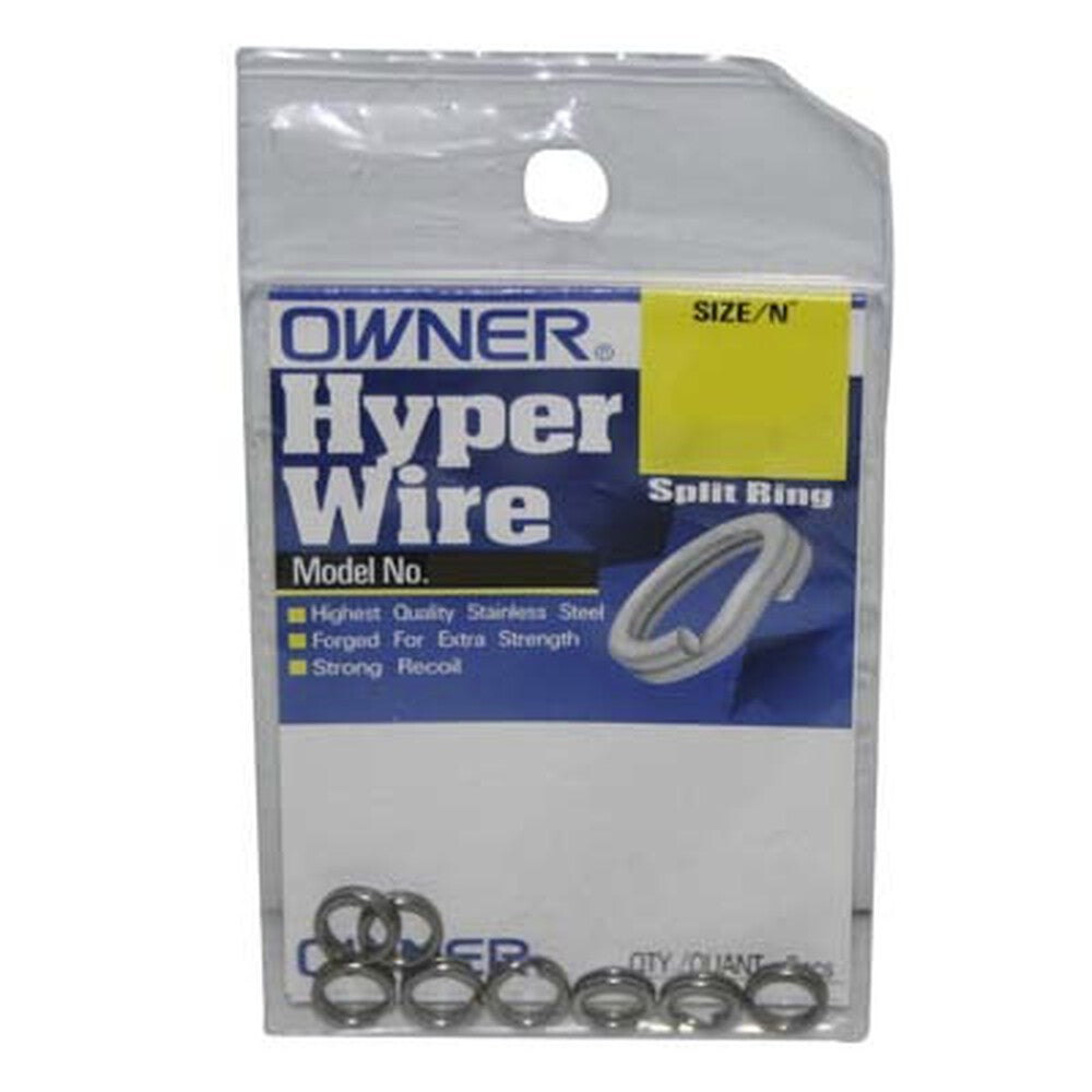 Owner Hyperwire Split Ring - Solid Ring - 6 - Mansfield Hunting & Fishing - Products to prepare for Corona Virus