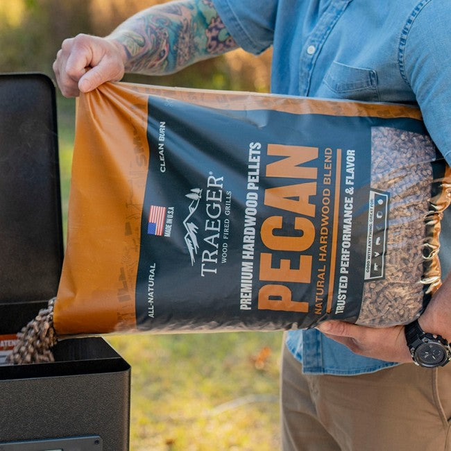 Traeger Pecan Pellets 9kg -  - Mansfield Hunting & Fishing - Products to prepare for Corona Virus