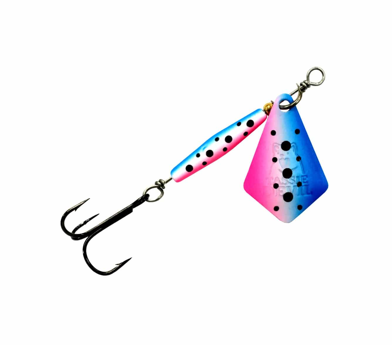 Tassie Devil Blade 3.8gm - 3.8GM / RAINBOW TROUT UV - Mansfield Hunting & Fishing - Products to prepare for Corona Virus