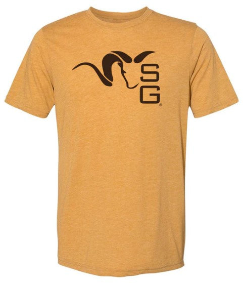 Stone Glacier SG Ram T-Shirt - LARGE / GOLD - Mansfield Hunting & Fishing - Products to prepare for Corona Virus