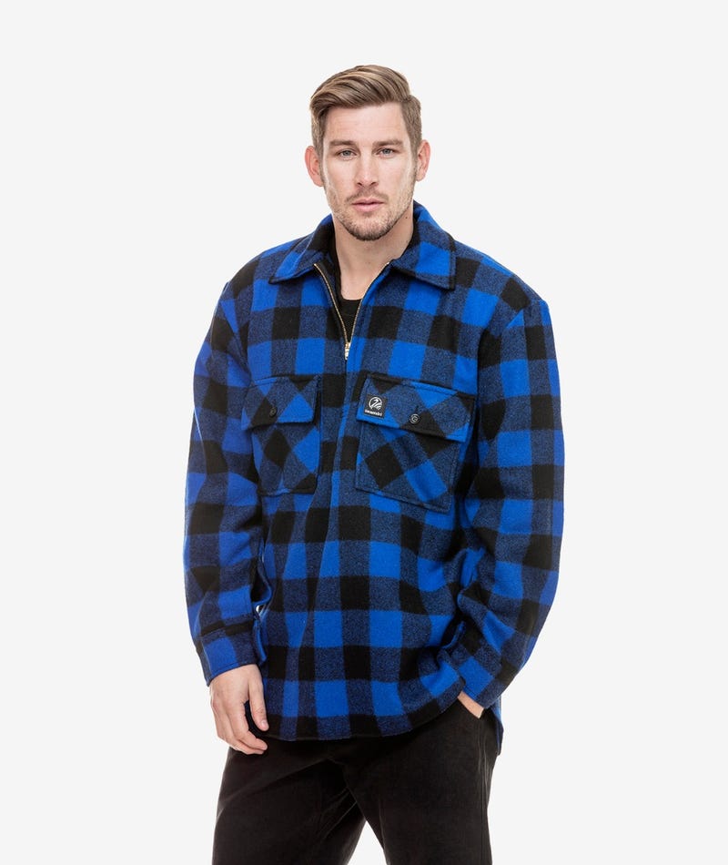 Swanndri Ranger Shirt - XS / BLUE/BLACK - Mansfield Hunting & Fishing - Products to prepare for Corona Virus