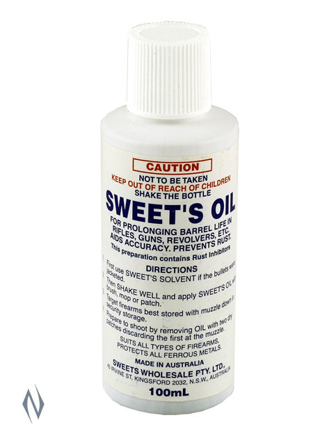 Sweets Oil 100ml -  - Mansfield Hunting & Fishing - Products to prepare for Corona Virus