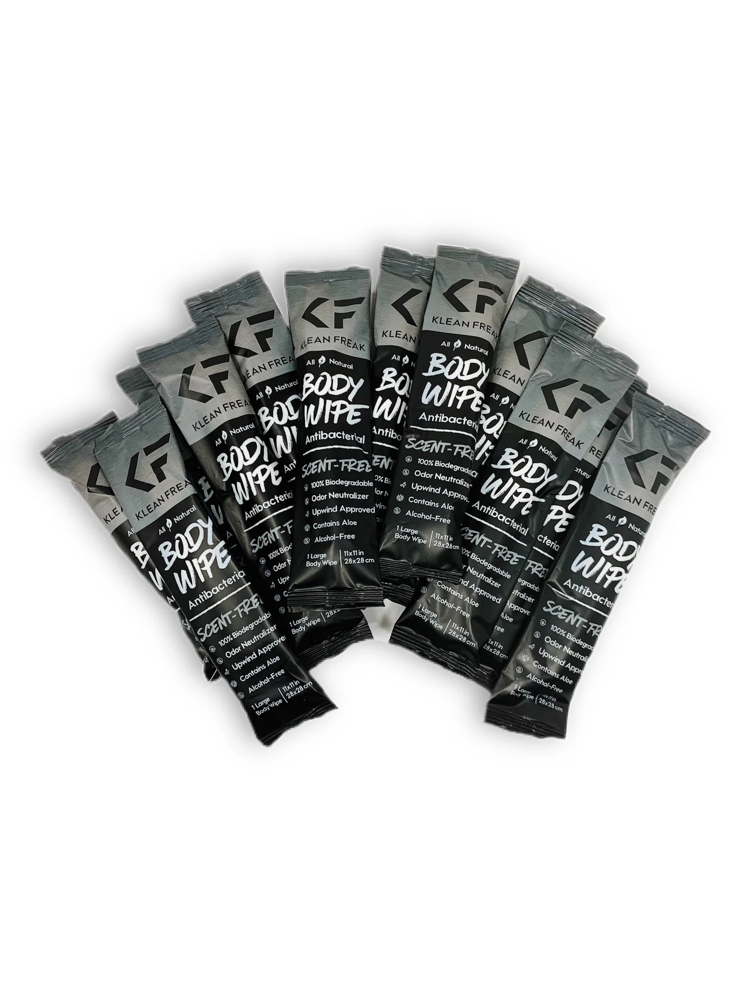 Klean Freak Body Wipes 12pk (Scent Free) -  - Mansfield Hunting & Fishing - Products to prepare for Corona Virus