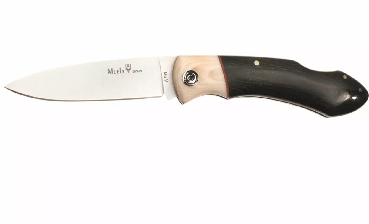 Muela GT-8m Lockback Black & Beige -  - Mansfield Hunting & Fishing - Products to prepare for Corona Virus