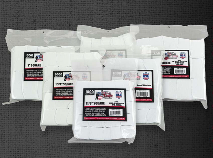 ProShot 17-22 cal Rimfire Patches -  - Mansfield Hunting & Fishing - Products to prepare for Corona Virus