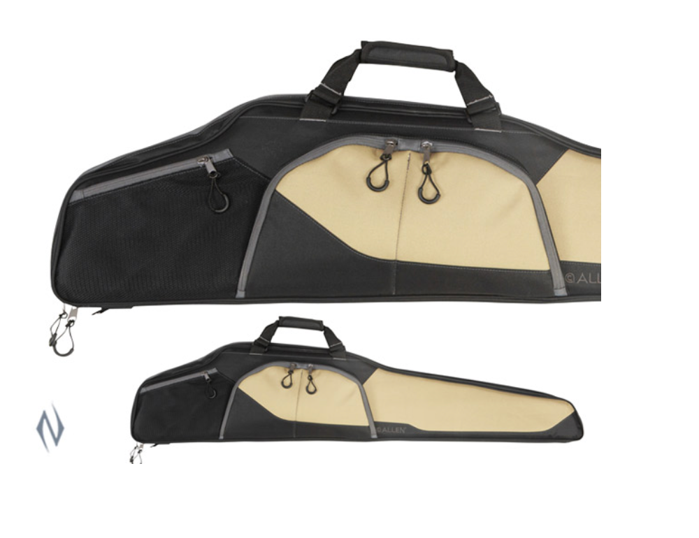 Allen Sawatch Scoped Rifle Case Tan/Black 46 Inch -  - Mansfield Hunting & Fishing - Products to prepare for Corona Virus