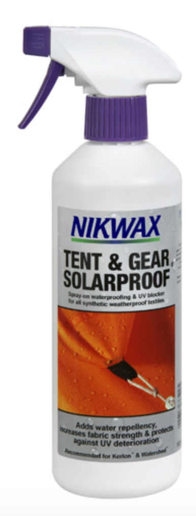 Nikwax Tent And Gear Solar Proof 500ml Spray -  - Mansfield Hunting & Fishing - Products to prepare for Corona Virus