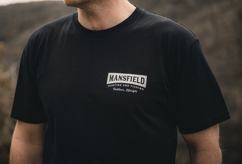 MHF High Country Tee Shirt - Black -  - Mansfield Hunting & Fishing - Products to prepare for Corona Virus