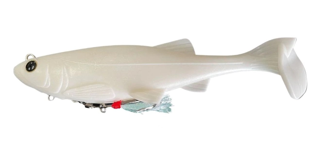 Biwaa Kapsiz Kast 9 Inch Sinking Lure - 23cm - 137GR / PEARL WHITE - Mansfield Hunting & Fishing - Products to prepare for Corona Virus