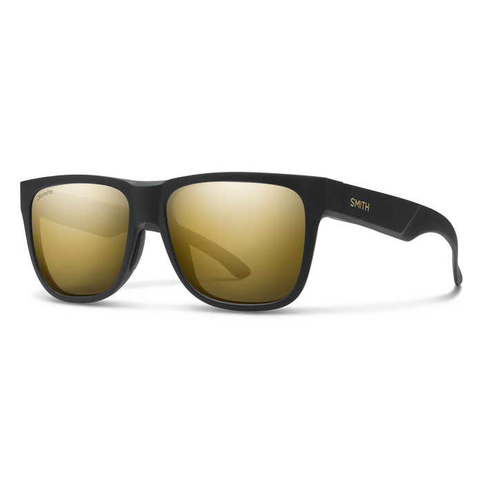 Smith Optics Lowdown XL 2 - Black Gold Frame ChromoPop Polarised Black Gold Lens - - Mansfield Hunting & Fishing - Products to prepare for Corona Virus