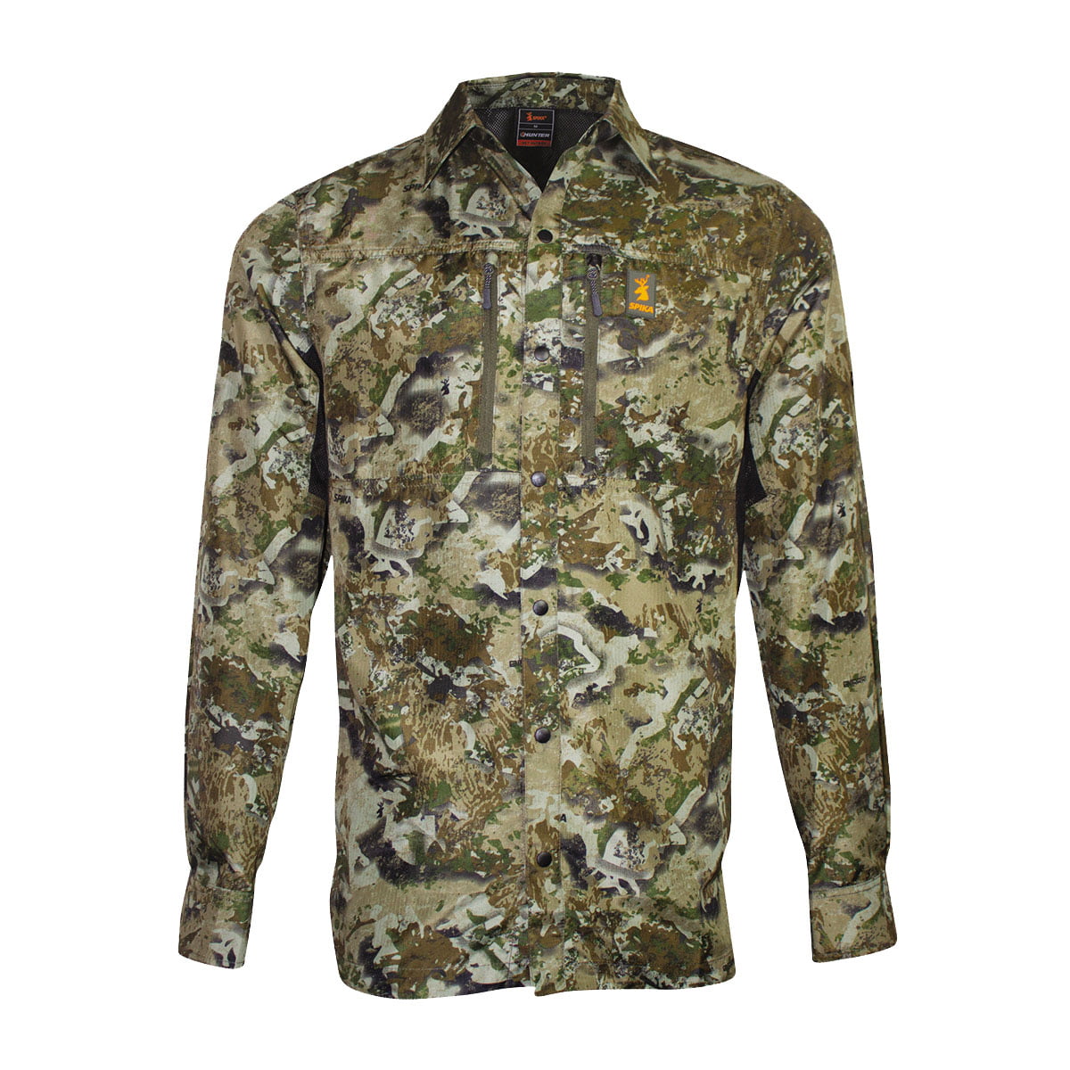 Spika Guide FlyLite Shirt - S / BIARRI CAMO - Mansfield Hunting & Fishing - Products to prepare for Corona Virus