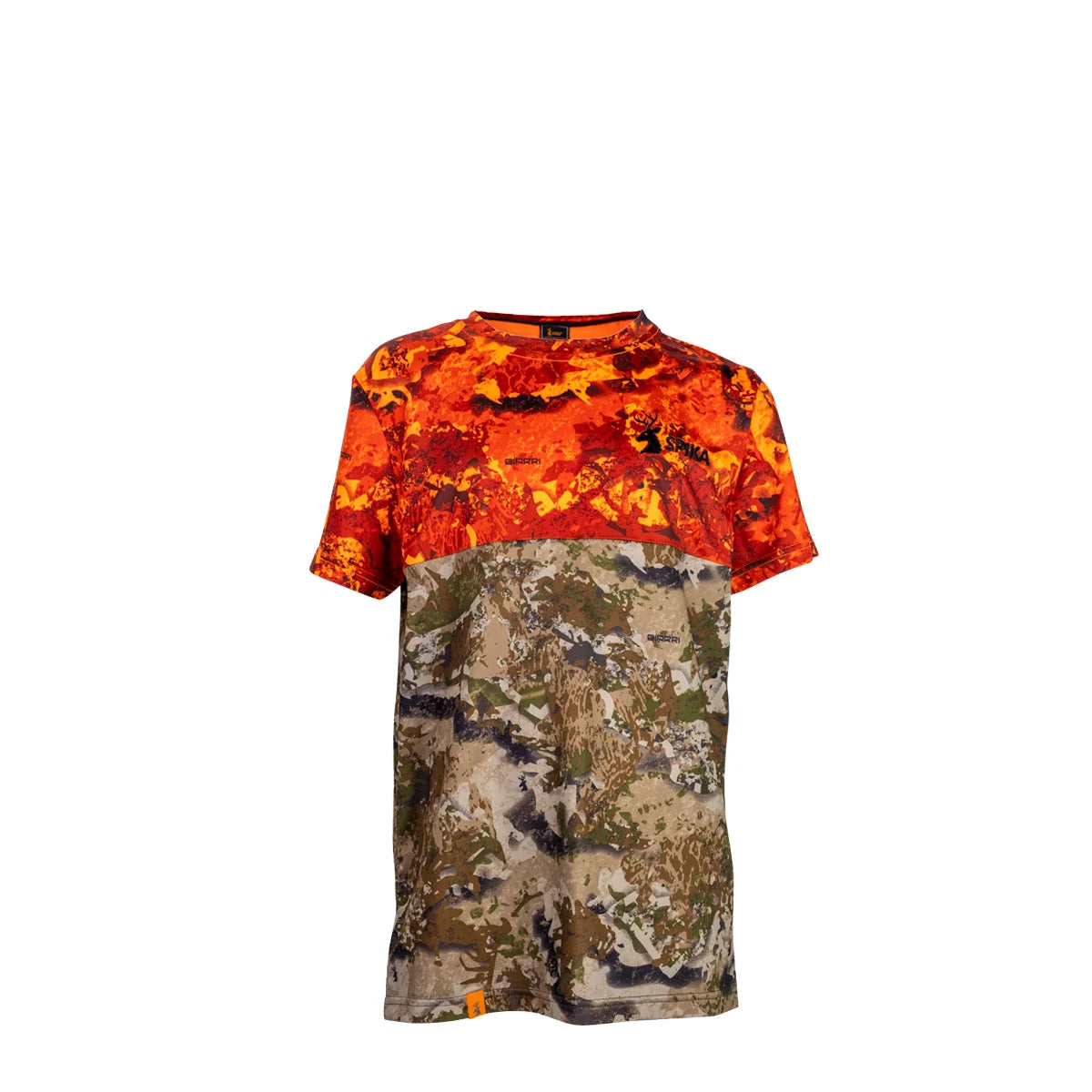 Spika Kids Trail T-Shirt Biarri Blaze Orange - 2 - Mansfield Hunting & Fishing - Products to prepare for Corona Virus