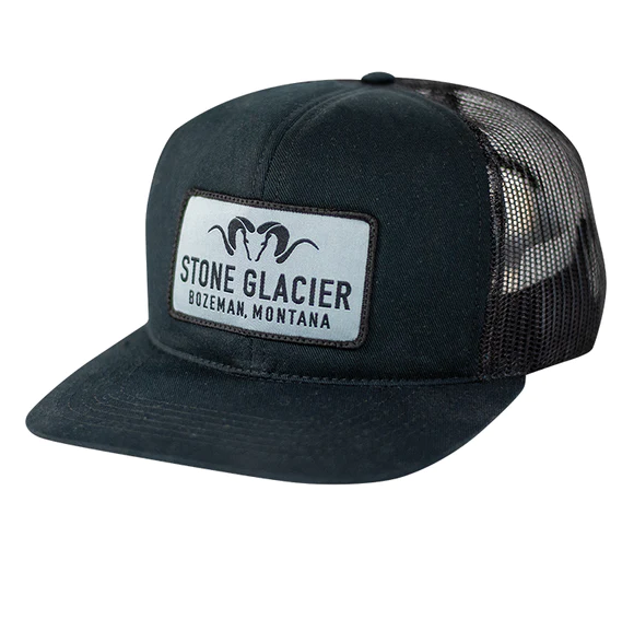 Stone Glacier Montana Patch Foamy Cap - BLACK - Mansfield Hunting & Fishing - Products to prepare for Corona Virus