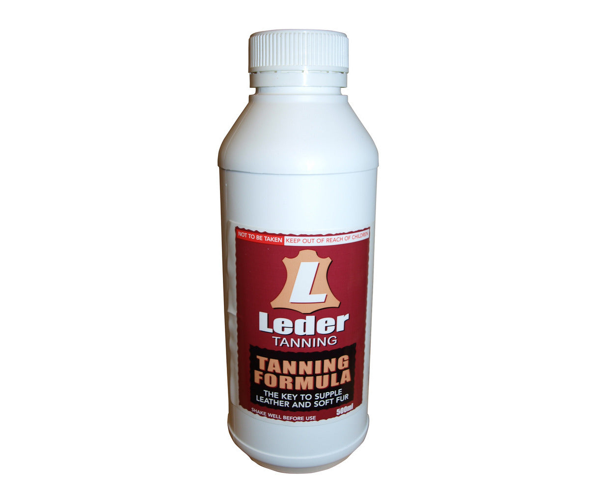 Leder Tanning Formula 500ml -  - Mansfield Hunting & Fishing - Products to prepare for Corona Virus