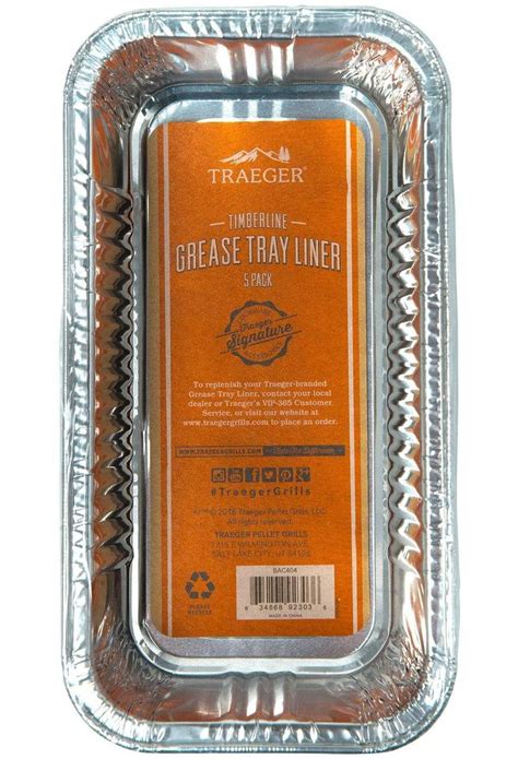 Traeger Timberline Grease Tray - 5 Pack -  - Mansfield Hunting & Fishing - Products to prepare for Corona Virus