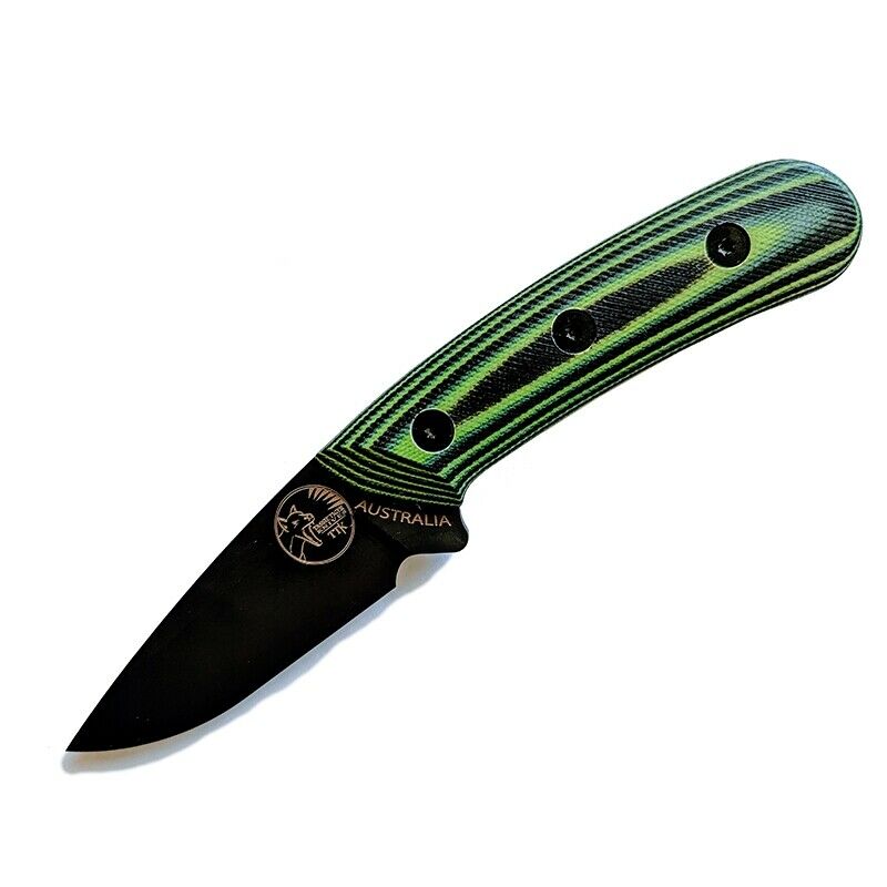 Tassie Tiger Hunter Knife Green - Aus Made - GREEN - Mansfield Hunting & Fishing - Products to prepare for Corona Virus