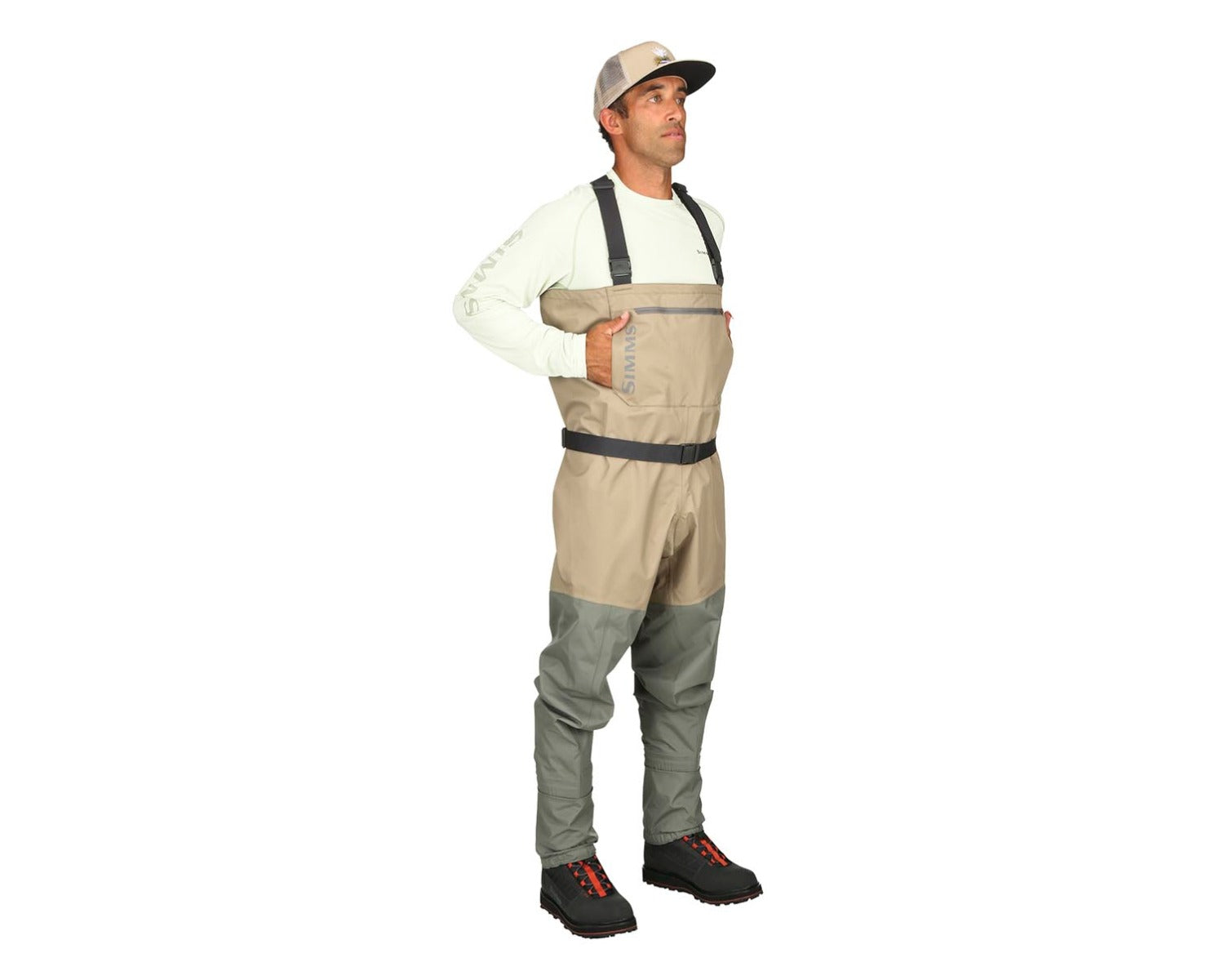 Simms Tributary Waders Tan -  - Mansfield Hunting & Fishing - Products to prepare for Corona Virus