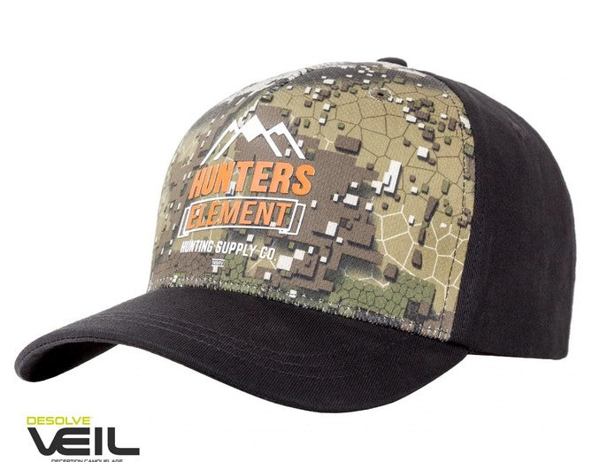 Hunters Element Vista Cap - Desolve Veil/Black - DESERT - Mansfield Hunting & Fishing - Products to prepare for Corona Virus
