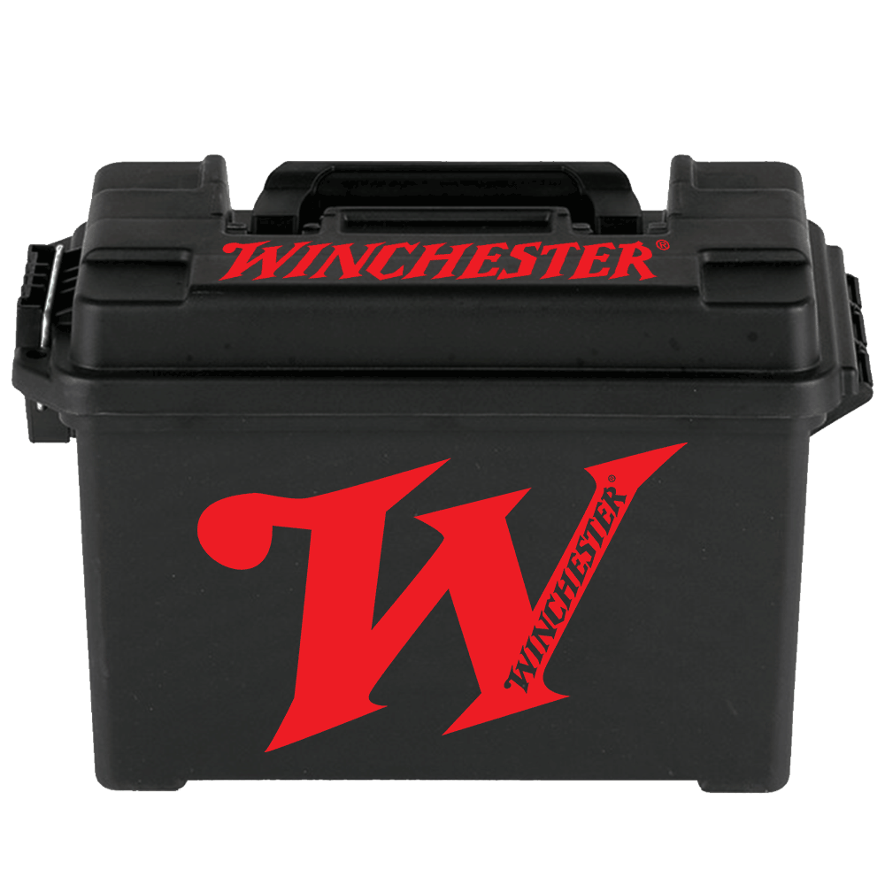 Winchester Black Ammo Box -  - Mansfield Hunting & Fishing - Products to prepare for Corona Virus