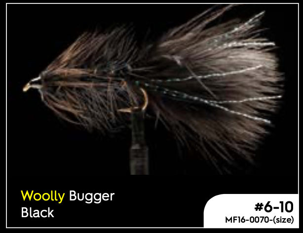 Manic Woolly Bugger - Black -  - Mansfield Hunting & Fishing - Products to prepare for Corona Virus