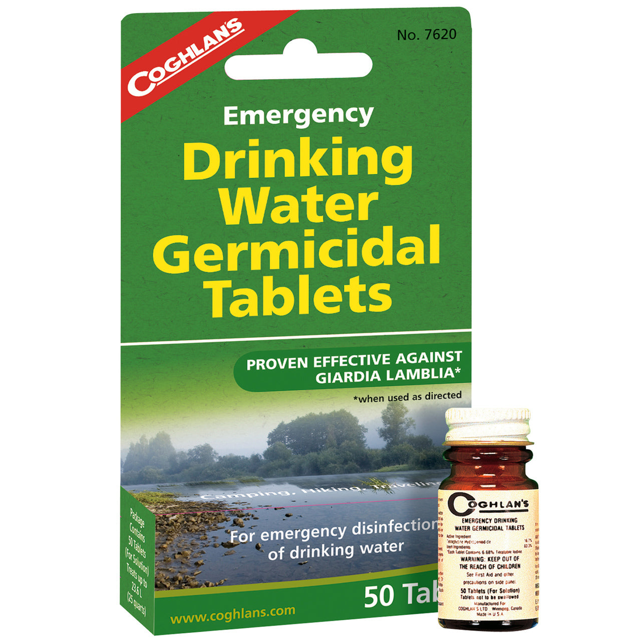 Emergency Drinking Water Germicidal Tablets -  - Mansfield Hunting & Fishing - Products to prepare for Corona Virus