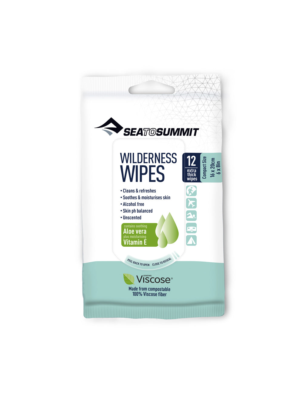 Sea To Summit Wilderness Wipes - XL -  - Mansfield Hunting & Fishing - Products to prepare for Corona Virus