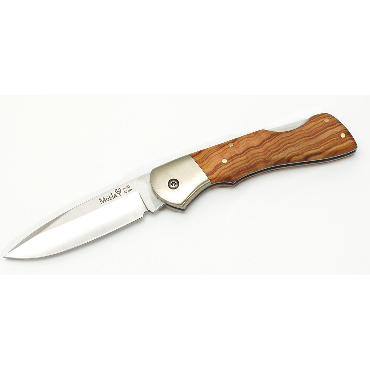Muela Navaja Folding Knife Lockback Olive Handle -  - Mansfield Hunting & Fishing - Products to prepare for Corona Virus