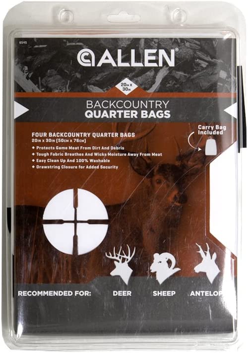Allen Back Country Meat Bags 20x30in 4 Pack -  - Mansfield Hunting & Fishing - Products to prepare for Corona Virus