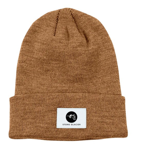 Stone Glacier Circle Ram Tall Cuff Beanie - LIGHT BROWN - Mansfield Hunting & Fishing - Products to prepare for Corona Virus