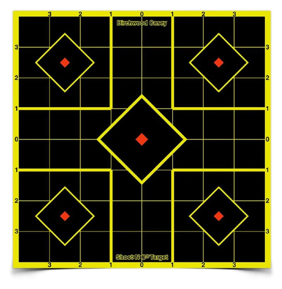 Birchwood Casey 8 Inch Sight In Target 15pk -  - Mansfield Hunting & Fishing - Products to prepare for Corona Virus