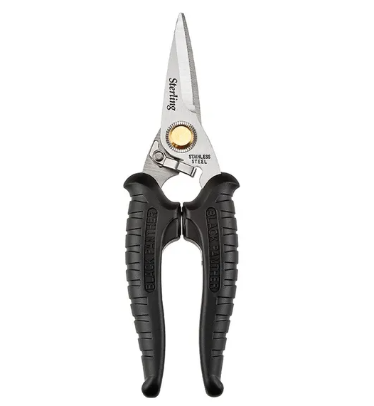 Black Panther High Tensile 185mm Industrial Snips - Black -  - Mansfield Hunting & Fishing - Products to prepare for Corona Virus