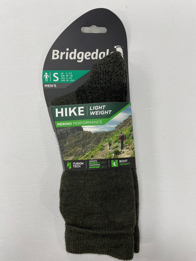 Bridgedale Hike Lightweight Merino Performance Sock -  - Mansfield Hunting & Fishing - Products to prepare for Corona Virus