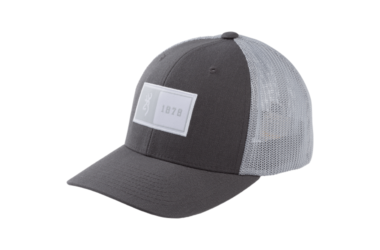 Browning Stamped L/XL Cap Charcoal -  - Mansfield Hunting & Fishing - Products to prepare for Corona Virus